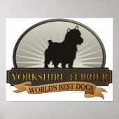 Yorkshire Terrier Poster (Voorkant)