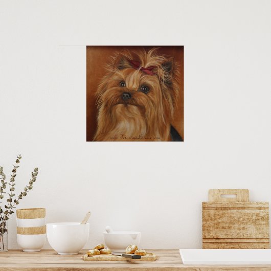 Yorkshire Terrier Poster (Keuken)