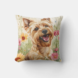 Yorkshire Terrier Poster - Schattigee Dog Wall Art Kussen