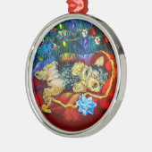 Yorkshire Terrier Premium Round Ornament (Links)