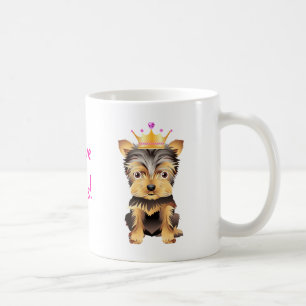 Yorkshire Terrier Princess Dog Coffe Mok Gift