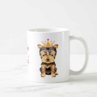 Yorkshire Terrier Princess Dog Coffe Mok Gift