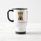 Yorkshire Terrier Princess Dog Coffe Travel Mug Reisbeker (Links)