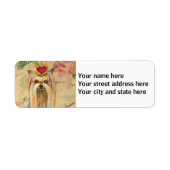 Yorkshire Terrier Prinses Etiket (Voorkant)