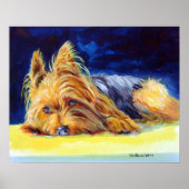 Yorkshire Terrier Print Poster (Voorkant)