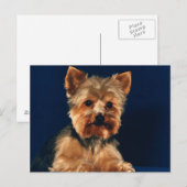 Yorkshire Terrier Puppy Briefkaart (Voorkant / Achterkant)