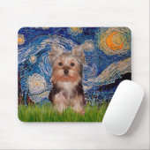 Yorkshire Terrier Puppy - De sterrenhemel Muismat (Met muis)