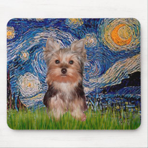 Yorkshire Terrier Puppy - De sterrenhemel Muismat