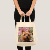 Yorkshire Terrier Puppy Dog Grocery Totebag Tote Bag (Voorkant (product))
