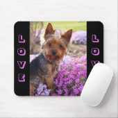 Yorkshire Terrier Puppy Dog Love Mousepad Muismat (Met muis)