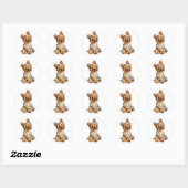 Yorkshire Terrier Puppy Dog Sticker / zeehonden (Vel)