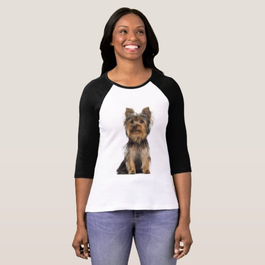 Yorkshire Terrier Puppy Dog Tee Shirt (Voorkant volledig)