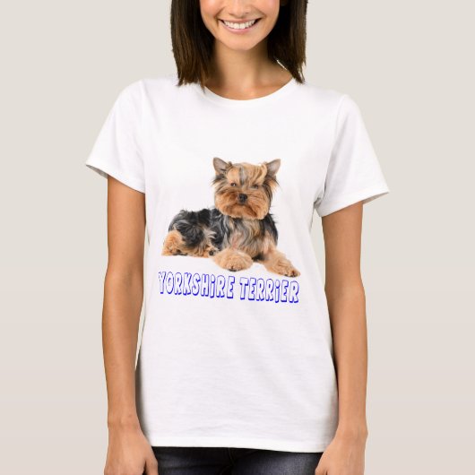 Yorkshire Terrier Puppy Dog Women's Canine T-shirt (Voorkant)