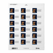 Yorkshire Terrier Puppy Etiket (Full Sheet)