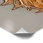 Yorkshire Terrier Puppy Head Portrait Perfect Poster (Hoek)