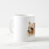 Yorkshire Terrier Puppy Koffiemok (Voorkant links)