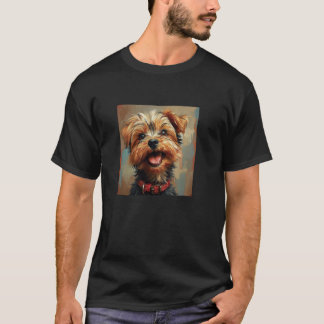 Yorkshire Terrier Puppy Lachend Grafisch T-shirt