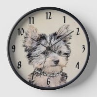 Yorkshire Terrier Puppy Painting Original Dog Art