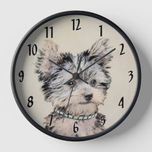 Yorkshire Terrier Puppy Painting Original Dog Art