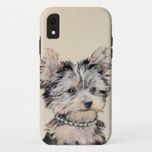 Yorkshire Terrier Puppy Painting Original Dog Art Case-Mate iPhone Case