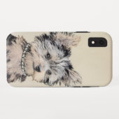 Yorkshire Terrier Puppy Painting Original Dog Art Case-Mate iPhone Case (Achterkant (horizontaal))