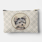 Yorkshire Terrier Puppy Painting Original Dog Art Etui (Achterkant)