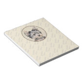 Yorkshire Terrier Puppy Painting Original Dog Art Notitieblok (Schuin)