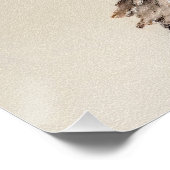 Yorkshire Terrier Puppy Painting Original Dog Art Poster (Hoek)