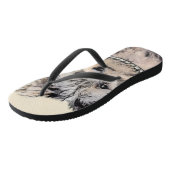 Yorkshire Terrier Puppy Painting Original Dog Art Teenslippers (Schuin)