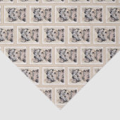 Yorkshire Terrier Puppy Painting Original Dog Art Tissuepapier (Detail)