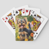 Yorkshire Terrier Puppy Pokerkaarten (Achterkant)