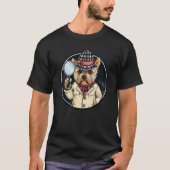 Yorkshire Terrier Rechercheur Funny Dog Mystery T-shirt (Voorkant)