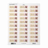 Yorkshire Terrier Retouradreslabel Etiket (Full Sheet)