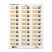 Yorkshire Terrier Retouradreslabel Etiket (Full Sheet)