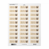 Yorkshire Terrier Retouradreslabel Etiket (Full Sheet)