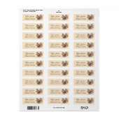 Yorkshire Terrier Retouradreslabel Etiket (Full Sheet)