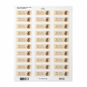 Yorkshire Terrier Retouradreslabel Etiket (Full Sheet)