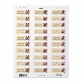 Yorkshire Terrier Retouradreslabel Etiket (Full Sheet)