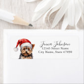 Yorkshire Terrier Retouradreslabels Etiket (Insitu)