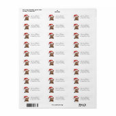 Yorkshire Terrier Retouradreslabels Etiket (Full Sheet)
