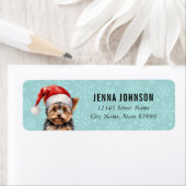 Yorkshire Terrier Return-adreslabels Etiket (Insitu)