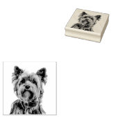 Yorkshire Terrier Rubberstempel (Gestempeld)