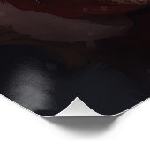 Yorkshire Terrier Santa Claus Feestelijke Kerstmis Perfect Poster (Hoek)