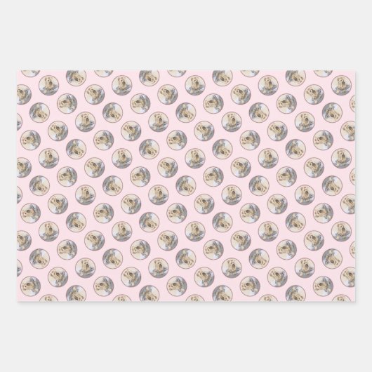 Yorkshire Terrier Schilderen Schattigee Originele  Inpakpapier Vel (Voorkant)