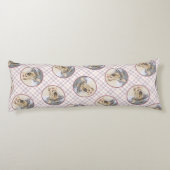 Yorkshire Terrier Schilderen Schattigee Originele  Lichaamskussen (Achterkant)