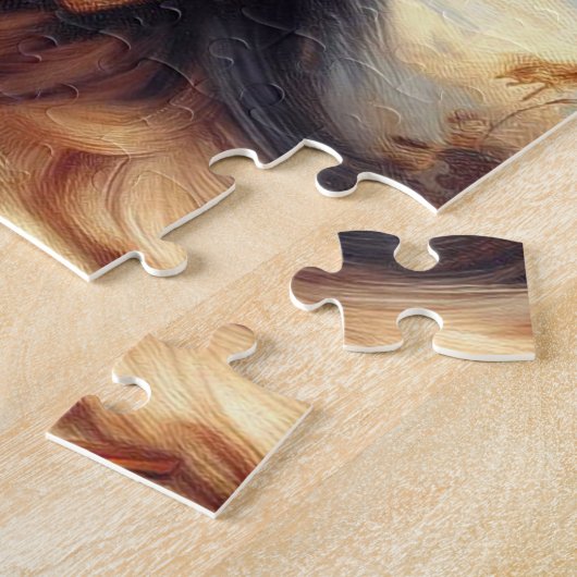  Yorkshire Terrier schilderij Legpuzzel (Zijkant)