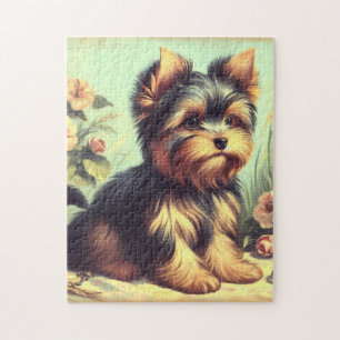 Yorkshire Terrier schilderij Legpuzzel