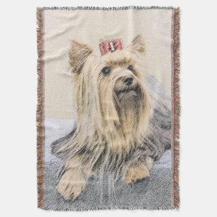 Yorkshire Terrier Schilderij - Mooie Originele Hon Deken