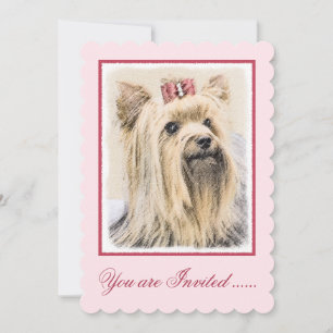 Yorkshire Terrier Schilderij - Mooie Originele Hon Kaart
