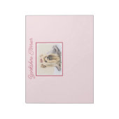 Yorkshire Terrier-schilderij - Mooie originele hon Notitieblok (Linkerzijde)